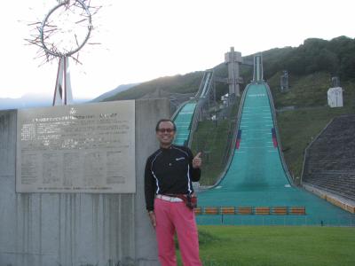 日本のスイス白馬三泊四日の旅　初日   オリンピックジャンプ台