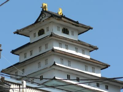 日本の旅　関西を歩く　東大阪市の小阪城（こさかじょう）、スカイドーム小阪本通商店街周辺