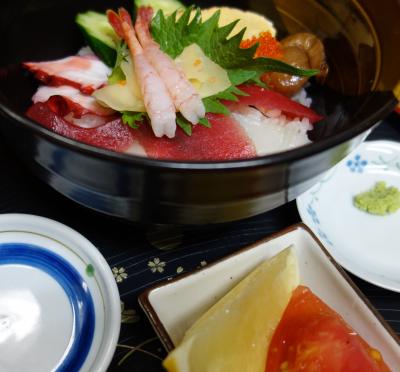 2013 若冲と仙台　朝食は、朝市の庄家にて海鮮丼の巻