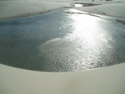 白い砂丘と「限りなく透明なブルー」＠レンソイス