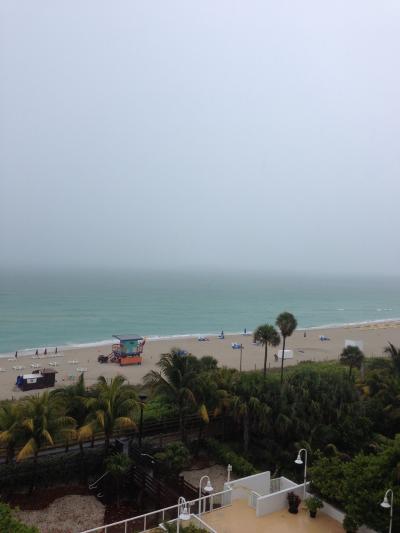 マイアミ＆キーウエスの旅 2013 Vol.8 ビーチリゾートで雨が降ったら。。