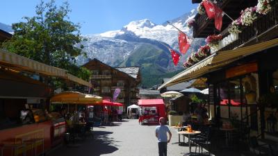 ２０１３年スイス（２１）　街のご紹介、次は ～ Saas Fee