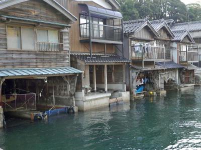 伊根の舟屋で民宿～京都府