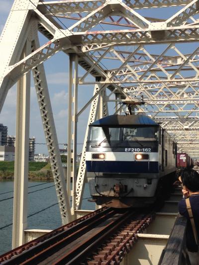 閉鎖直前！！　鉄道と歩道が並んでいる鉄橋「赤川鉄橋（赤川仮橋）」訪問記（２０１３年１０月）