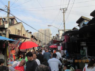上海の下町・凝和路・2013年