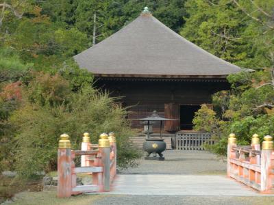 初秋の　国宝　白水阿弥陀堂へ　　新川遊歩道を３万歩ウォーク