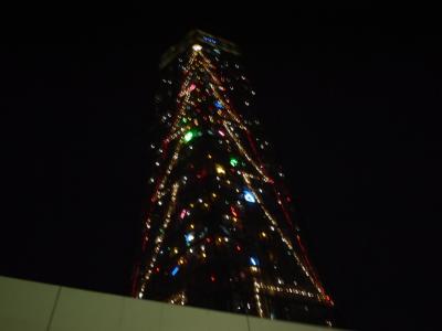 千葉ポートタワーのクリスマスイブ