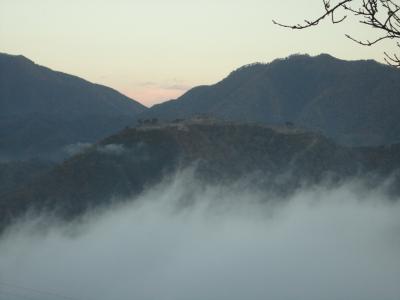 立雲峡からの竹田城跡