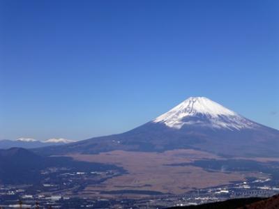 再びの、空気が澄んだお天気だから山を見に行こう　箱根、富士山
