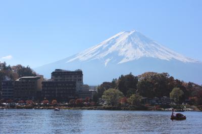 河口湖  そして仰ぐ富士