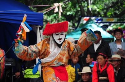 7days in Tibet07★ラサ★ダライラマの夏の離宮ノルブリンカでショトン祭り！