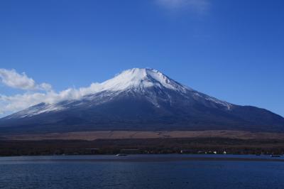 朝は山梨から富士山におはようございます