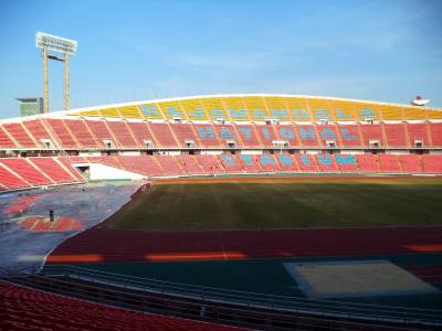 バンコクの暴動の現場を確認に行く