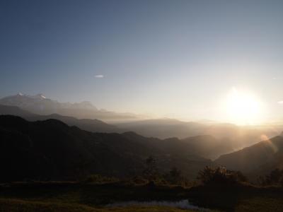 around asia 05 city　②　ネパール　ポカラ　sunrise in himalayas and back to india　10～11日目