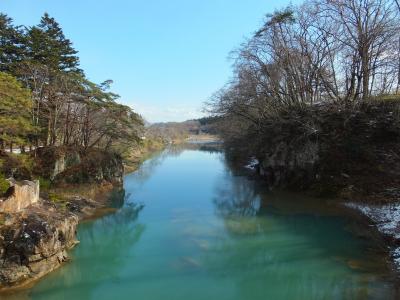 初冬の厳美渓