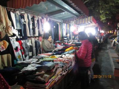 上海の昌里路・夜市・露店