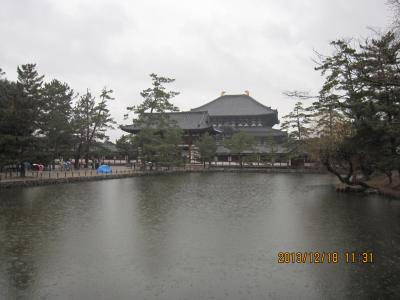 雨の東大寺へ日帰りの旅
