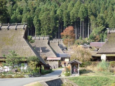 日本の旅　関西を歩く　京都府南丹市美山町（みやまちょう）「かやぶきの里」周辺