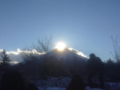 ダイヤモンド富士見てきました