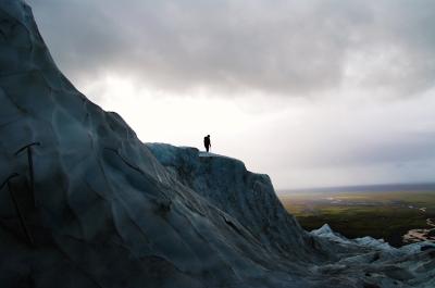 大自然、氷河、オーロラ??、そして温泉、アイスランド南部周遊旅行(氷河トレッキング、温泉編）