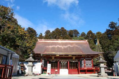 2013 「年の暮れ②鹽竈神社左右宮拝殿」 覆われていた白いシートが外されました　塩竈市　宮城県