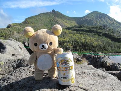 秋の八ヶ岳　横断するクマ！渋の湯→稲子湯①