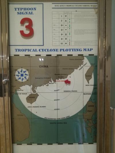 初台湾 その8 香港 兎・台風接近