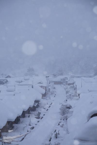 福島　雪の大内宿と鶴ヶ城