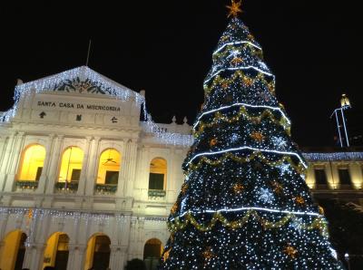 マカオのクリスマスイルミネーション