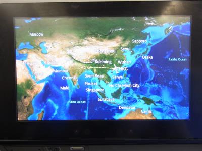 見て食べて★ネパール観光　1日目：日本→カトマンズ移動編