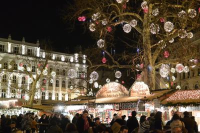 夜のクリスマスマーケット巡り＠ブダペスト’１３