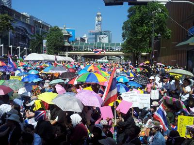 バンコク反政府集会のようす 1月13日編