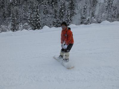 初スノーボード ｉｎ かわいスキー場