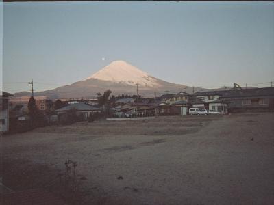 御殿場から見た富士山。