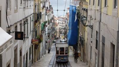 【2013.12】ポルトガル一人旅 大晦日　雨のリスボン　街歩き