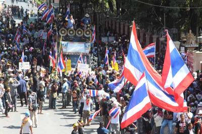 バンコク反政府集会のようす 1月14~17日編