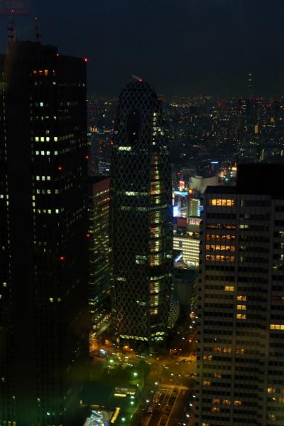 東京都庁　夕景　夜景