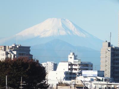 練馬区から見える富士山