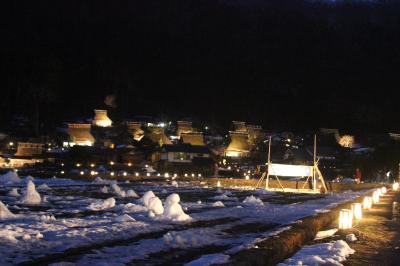 京都・美山の雪祭り　