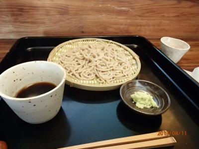 北九州駆け足訪問記（８）山の中の蕎麦屋。