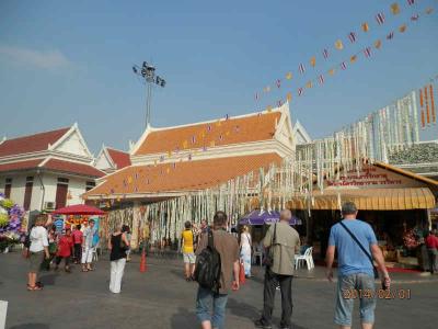 bkk3回1土曜2午前黄金寺２階３階の中華街博物館　バンコクで華僑の歴史を見せてもらう