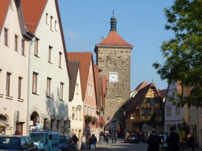 秋のドイツ周遊13日間（2～3日目）ローテンブルク泊、少し余裕の街歩き（Rothenburg ob der Tauber）