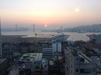 下関海響マラソンの帰りに釜山に寄る。