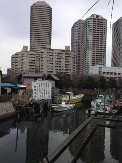 昭和？それとも江戸？。何かタイムスリップしか感じ（佃島）