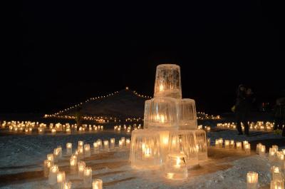 山中湖 DIAMOND FUJI WEEKSへ 2014.02.11 =4.アイスキャンドル=