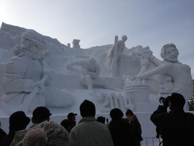 さっぽろ雪まつり☆寒いけど、大雪像に感動！！