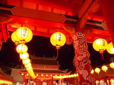 異国情緒に染まる夜。長崎ランタンフェスティバル。