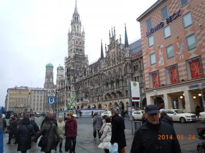 世界遺産観光ツアーの一端ミュンヘン市内観光⑥