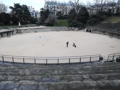 2000年前にパリにできたリュテス円形闘技場
