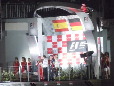 F1 シンガポールGP ＆マリーナベイサンズ（11）F1　決勝観戦